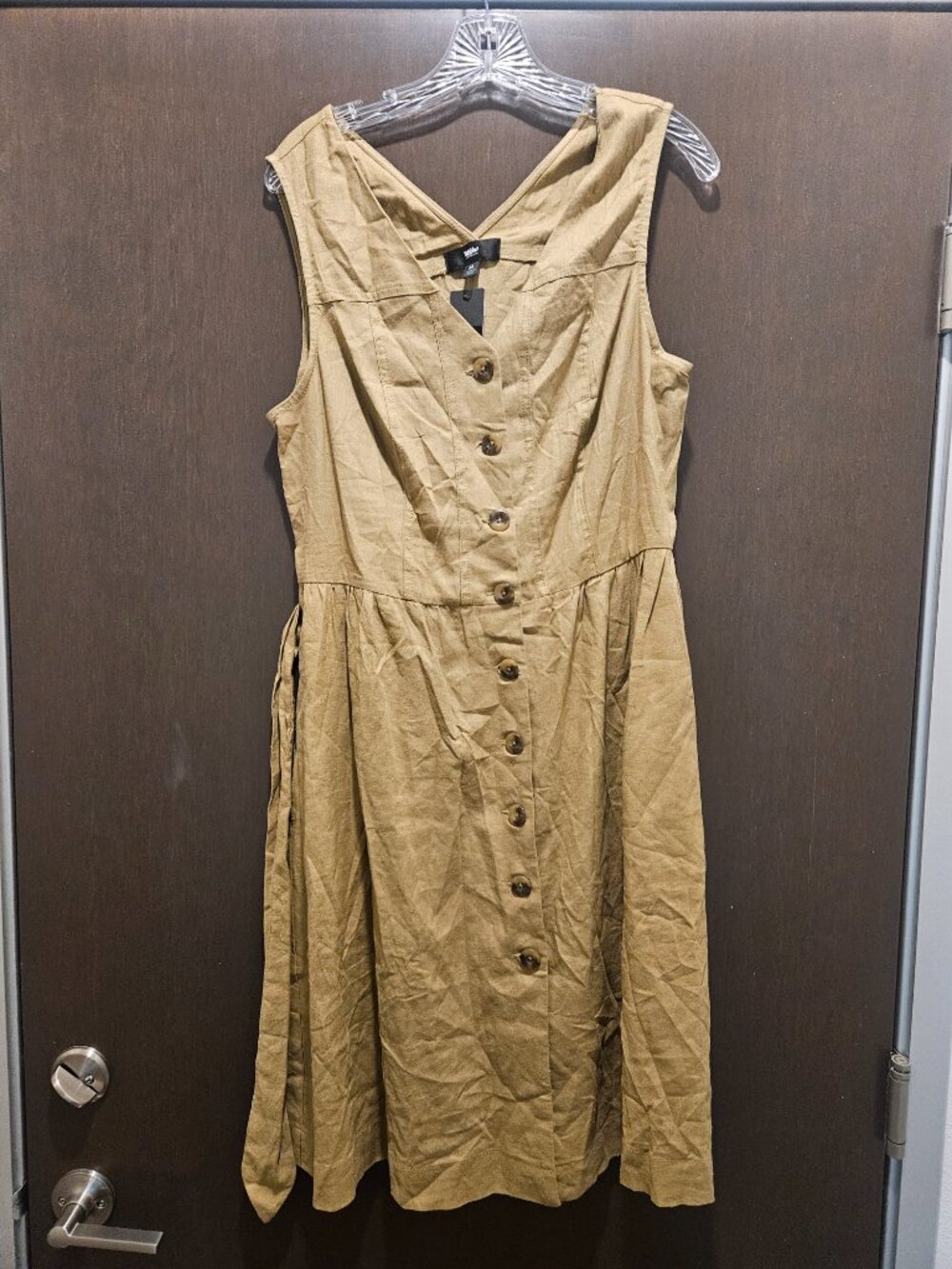 Khaki brown dress